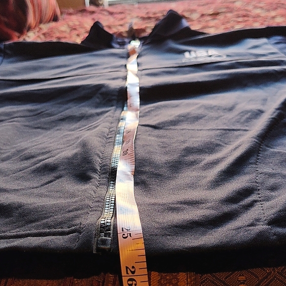 Navy 🔵 🇺🇲 official Olympic track jacket/ SZ MD medium 🙂 - Picture 4 of 8